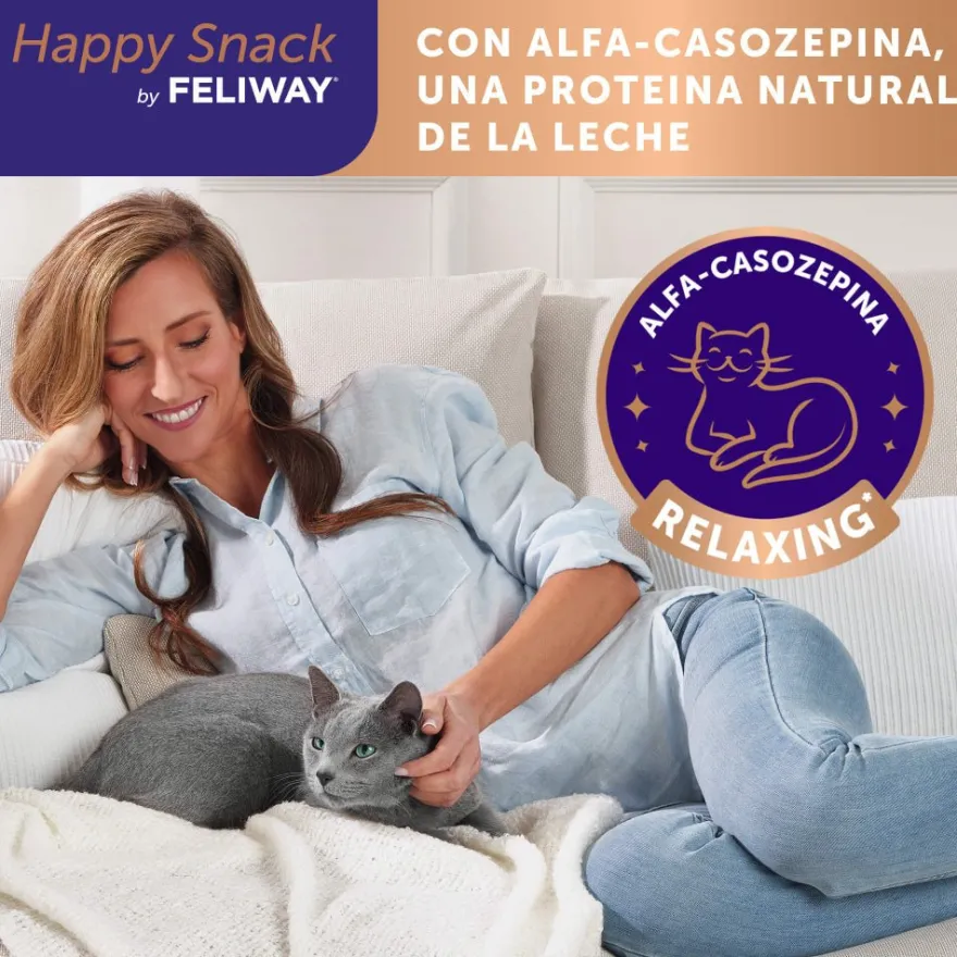 Feliway Happy Snack Crema de Pollo 6 ud