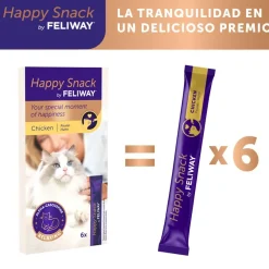 Feliway Happy Snack Crema de Pollo 6 ud
