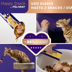 Feliway Happy Snack Crema de Pollo 6 ud