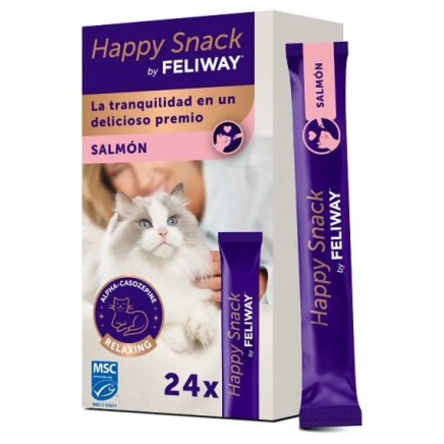 Feliway Happy Snack Suplemento Nutricional Gato 24 uds