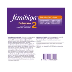 FEMIBION 2 Duplo 2x 28 Comprimidos + 28 Cápsulas (8 semanas)
