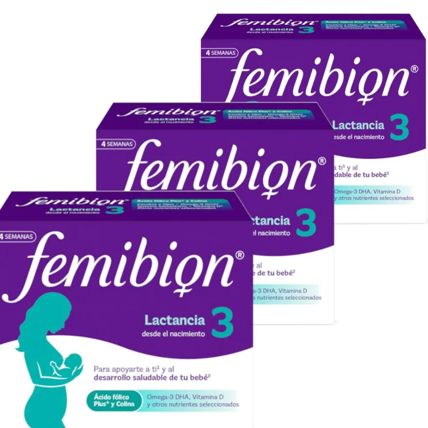 FEMIBION 3 Triplo 3x28 Comprimidos + 3x28 Cápsulas