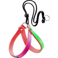 Ferplast Agila Dual Arnés Lila/Naranja 1 ud