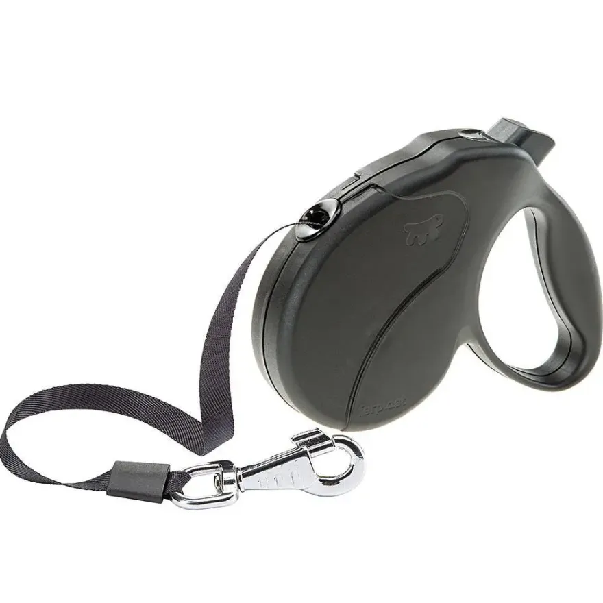 Ferplast Amigo Easy L Correa de Cinta Negro 5m
