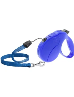 Ferplast Amigo Easy L Correa Retráctil Azul 5m