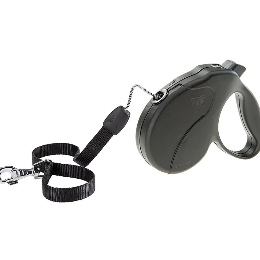 Ferplast Amigo Easy L Correa Retráctil 5m Negro