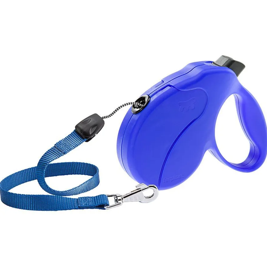 Ferplast Amigo Easy M Correa Retráctil Azul 5m