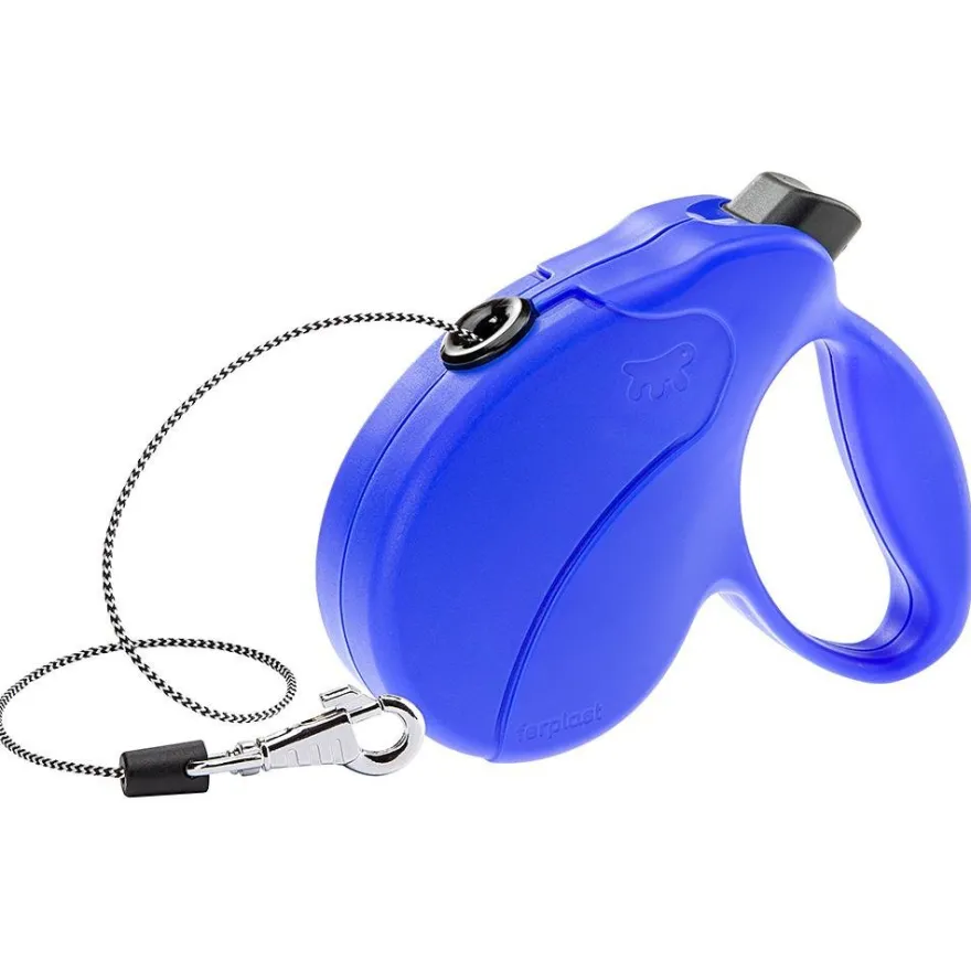 Ferplast Amigo Easy M Correa Retráctil Azul 5m