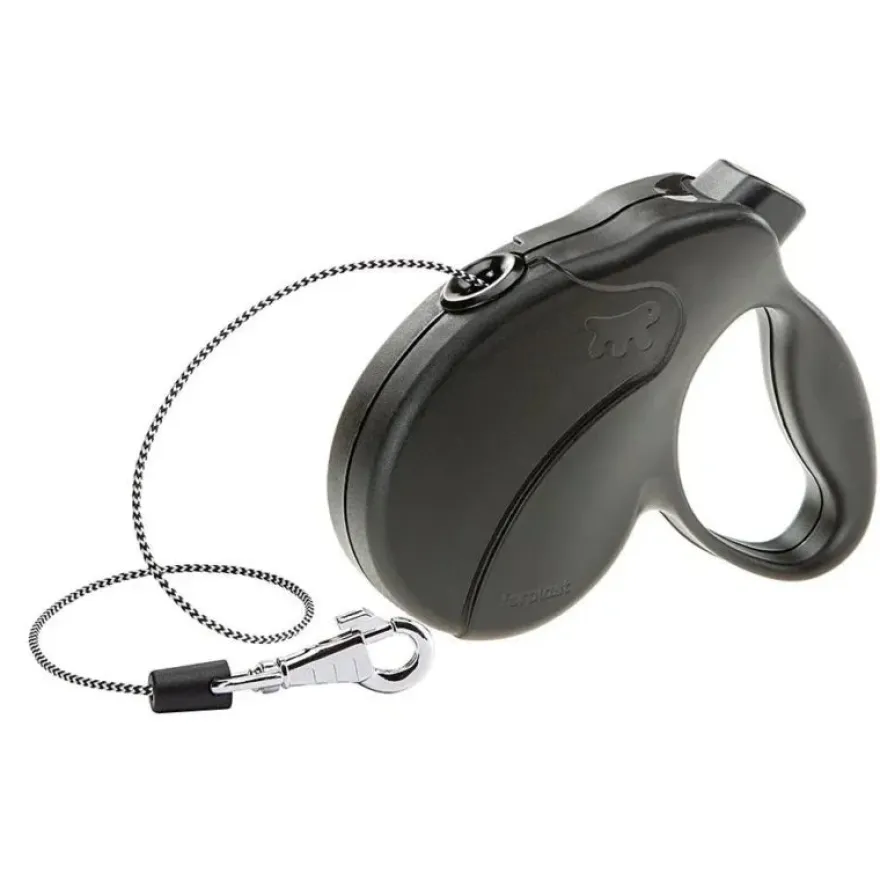 Ferplast Amigo Easy Mini Correa Retráctil Negra 3m