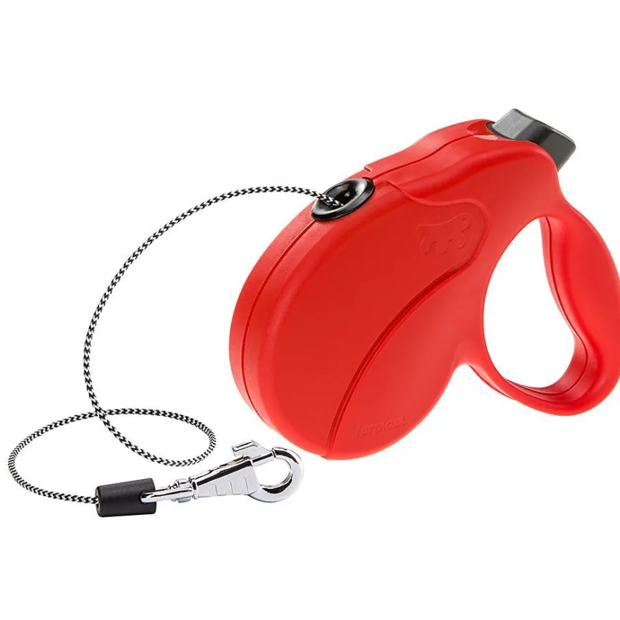 Ferplast Amigo Easy Mini Correa Retráctil Rojo 3m