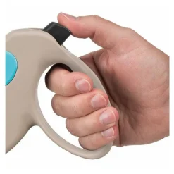 Ferplast Amigo L Correa Retráctil Beige/Azul 5m