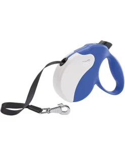 Ferplast Amigo L Correa Retráctil Azul Blanco 5m