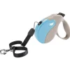 Ferplast Amigo M Correa Retráctil 5m, Beige y Azul 250g