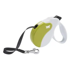 Ferplast Amigo M Correa Retráctil Blanco/Verde 5m