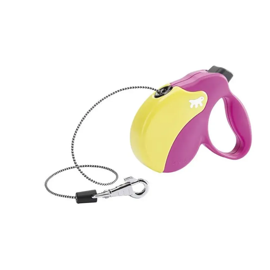 Ferplast Amigo Mini Correa Fucsia y Amarillo 3m