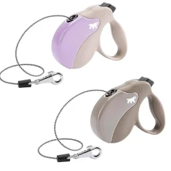 Ferplast Amigo Mini Correa Retráctil Lila 3m