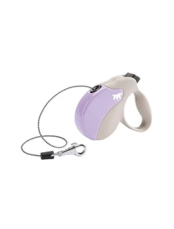 Ferplast Amigo Mini Correa Retráctil Lila 3m