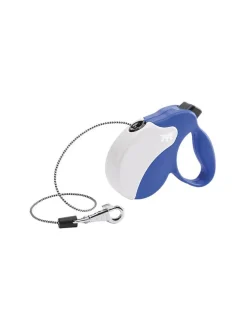 Ferplast Amigo Mini Correa Retráctil Azul y Blanco 3m