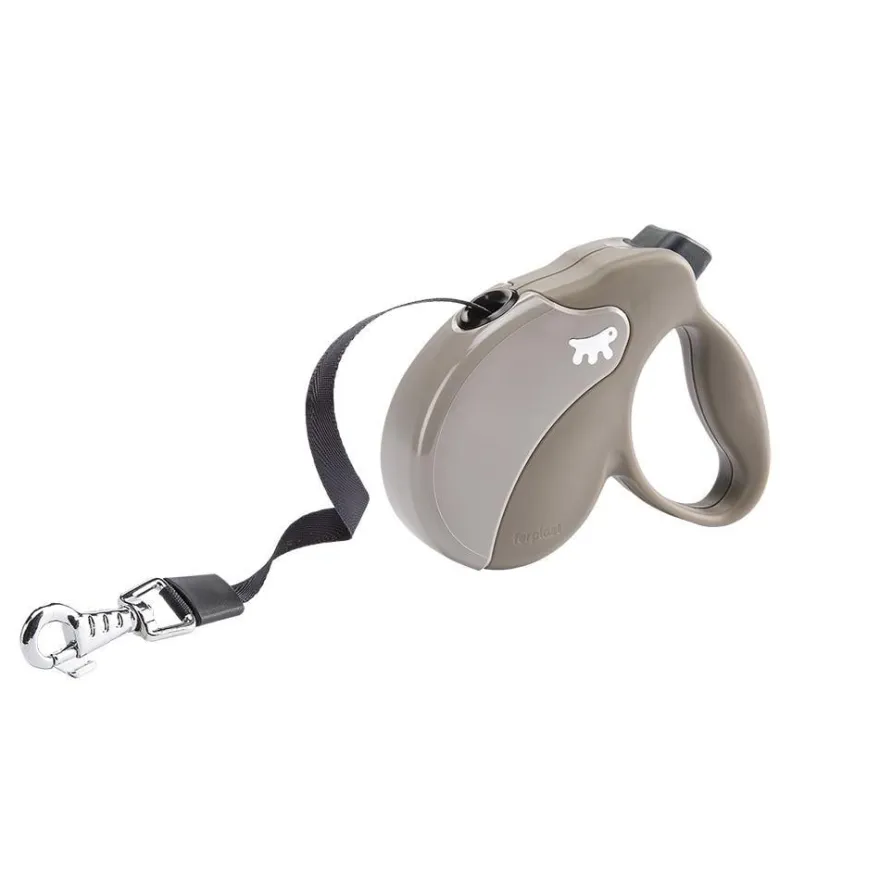 Ferplast Amigo Mini Tape Correa Retráctil Dove Grey 199g