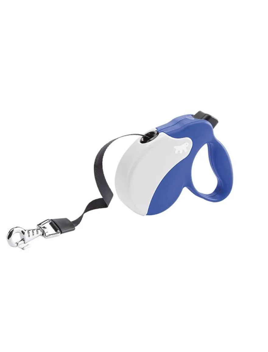 Ferplast Amigo Mini Tape Correa Azul y Blanco 3m