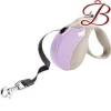 Ferplast Amigo Mini Tape Correa Retráctil Beige y Lila 3m
