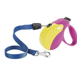 Ferplast Amigo S Guía Retráctil Fucsia 5m