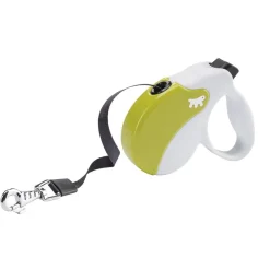 Ferplast Amigo S Tape Correa Retráctil Blanco/Verde 5m
