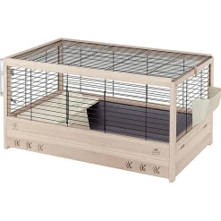 Ferplast Arena 100 Jaula para Conejos Negro y Beige 12kg