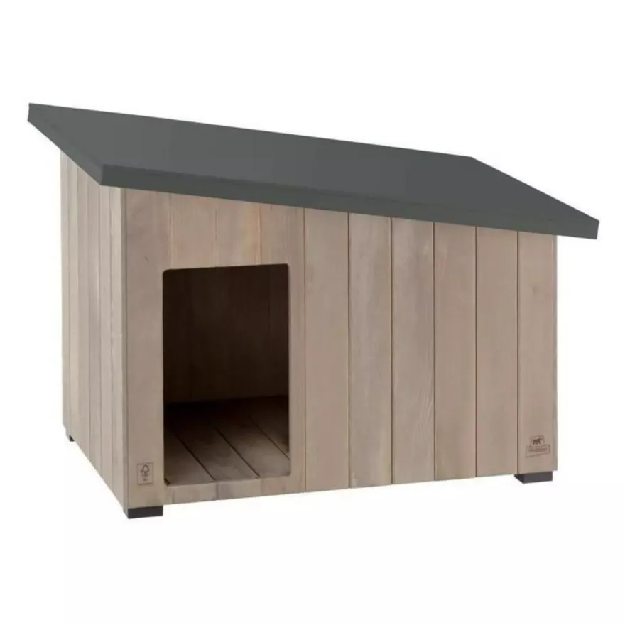 Ferplast Argo 60 Caseta Exterior Madera Taupe 1 ud