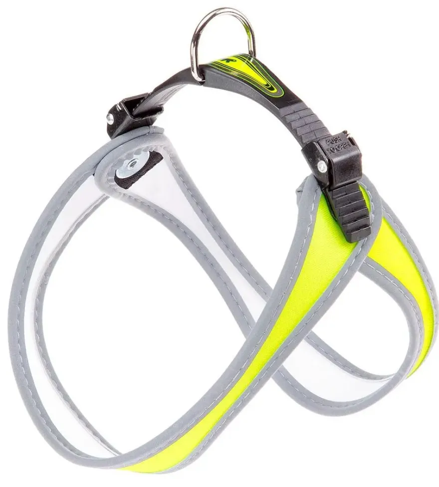 Ferplast Arnés Agila Sun 4 Posture para Perros Amarillo y Gris 1 ud