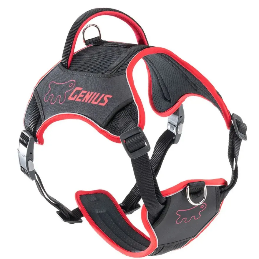 Ferplast Arnés Nylon Genius Extra Grande Rojo 520g