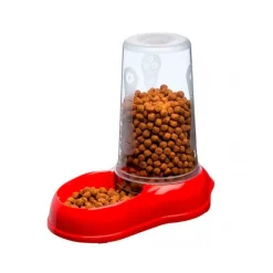 Ferplast Azimut Dispensador de Comida y Agua Rojo 5,5L