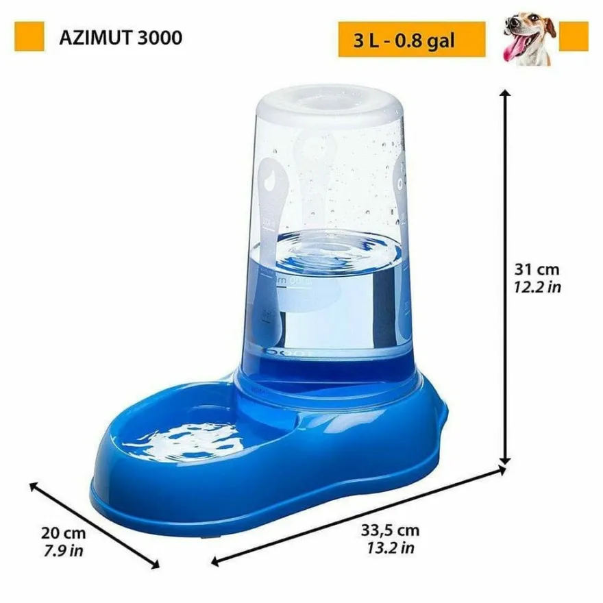 Ferplast Azimut Dispensador de Comida y Agua 3L