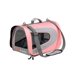 Ferplast Bolsa de Viaje Beauty Small Rosa/Gris 1 ud 800g
