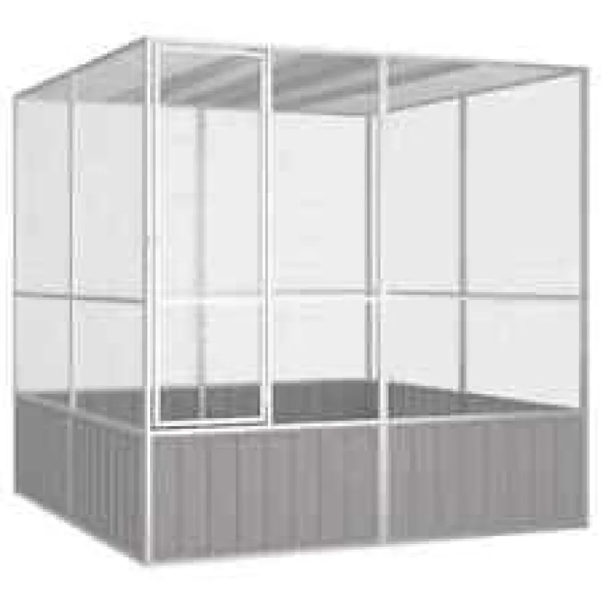 Ferplast Cage Planeta Negro Jaula para Aves 16100g