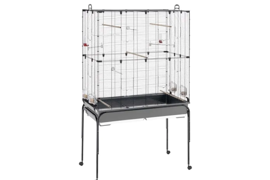 Ferplast Cage Planeta Negro Jaula para Aves 16100g
