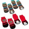 Ferplast Calcetines Antideslizantes Multicolor 4 uds