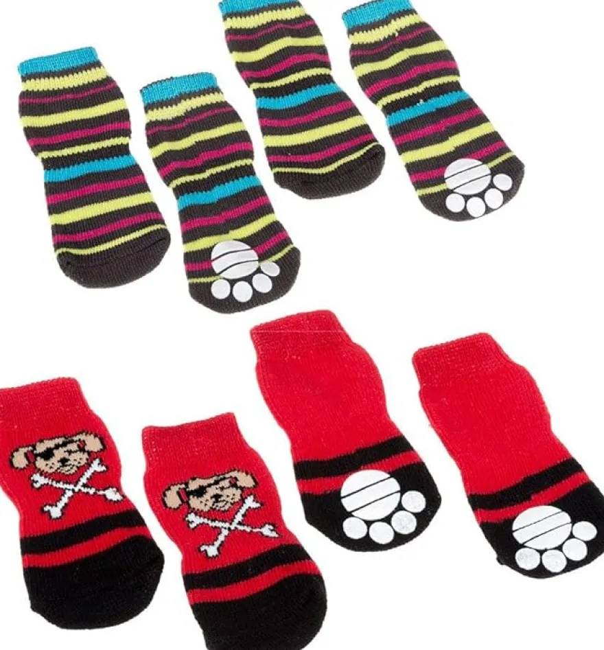 Ferplast Calcetines Antideslizantes para Perros 4 uds