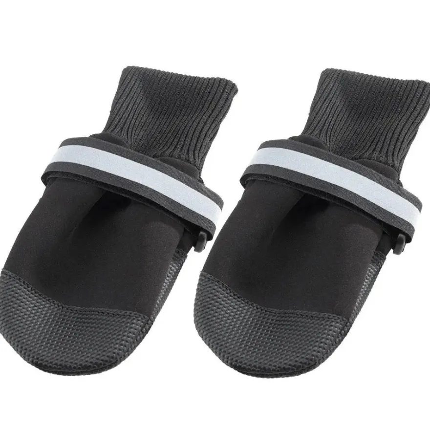 Ferplast Calzado Protector para Perro Negro 2 pares