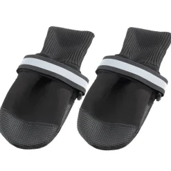 Ferplast Calzado Protector para Perro Negro 2 pares