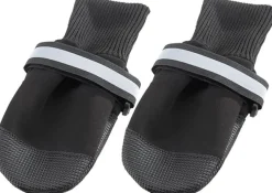 Ferplast Calzado Protector Perro Grande Negro 1 ud