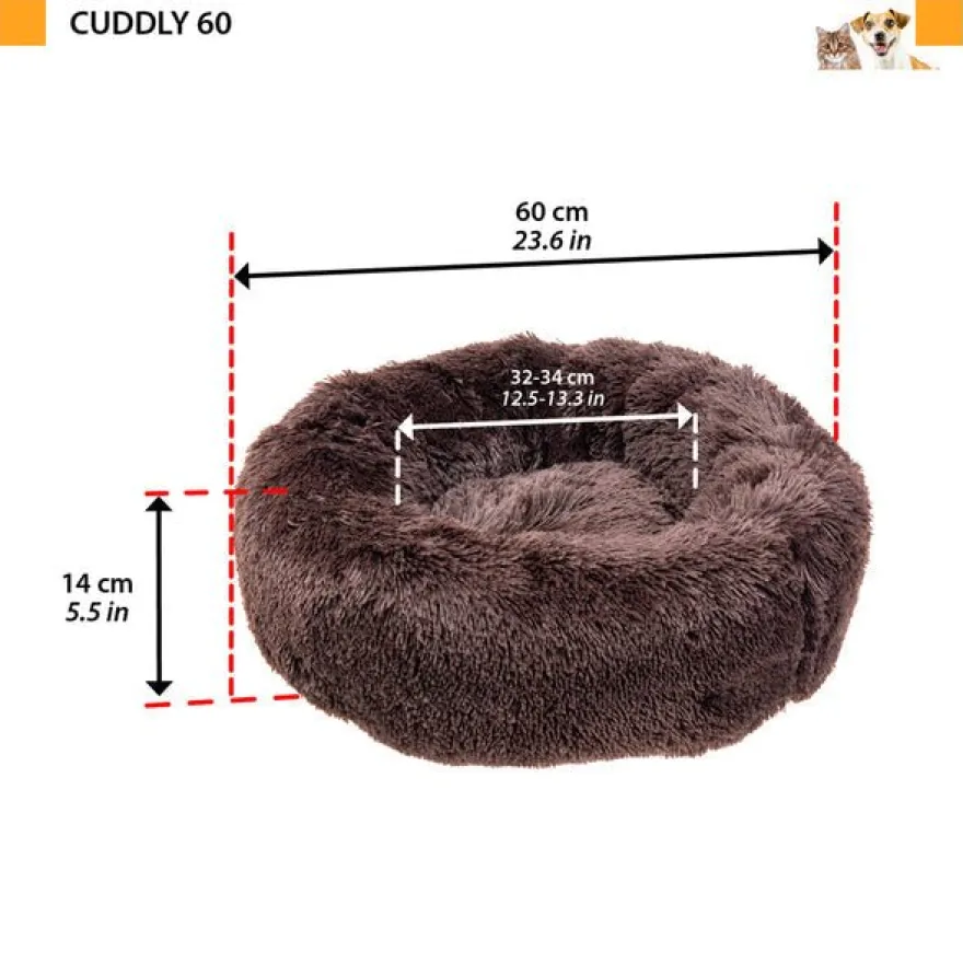Ferplast Cama Cuddly Gris 1330g