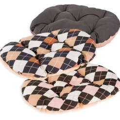 Ferplast Cama Relax 55 Almohada Ovalada Azul/Gris/Negro 440g