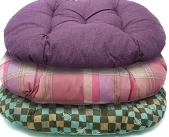 Ferplast Cama Relax 65/6 Cojín para Perros y Gatos Pequeños Rojo/Lila/Azul 1 ud