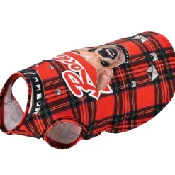 Ferplast Camiseta Rocker M Prenda para Perros Roja 40g