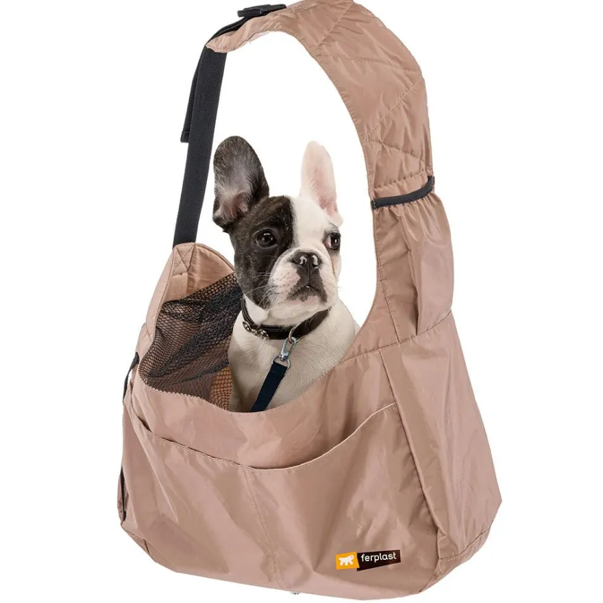 Ferplast Carrier Safari Bolsa de transporte Beige 1 ud