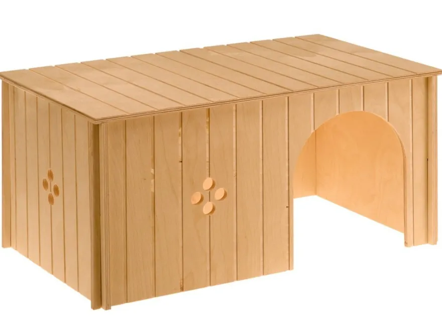 Ferplast Caseta de Madera para Roedores Madera Natural
