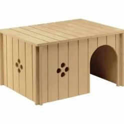 Ferplast Caseta de Madera para Roedores Madera Natural