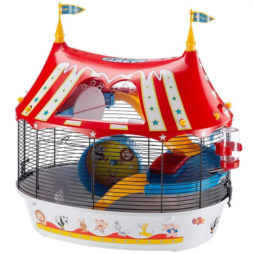 Ferplast Circus Fun Jaula para Hámsters Roja 1 ud