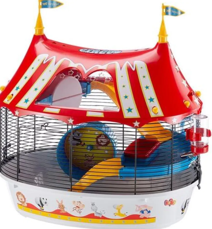 Ferplast Circus Fun Jaula para Hámsters Roja 1 ud